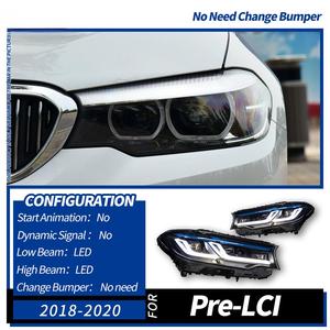 Fari a LED Modificati Blu Thunder con Lenti di Svolta e Luci Diurne per <span class=keywords><strong>BMW</strong></span> <span class=keywords><strong>Serie</strong></span> <span class=keywords><strong>5</strong></span> G30 2017-2020 - Product Image 5