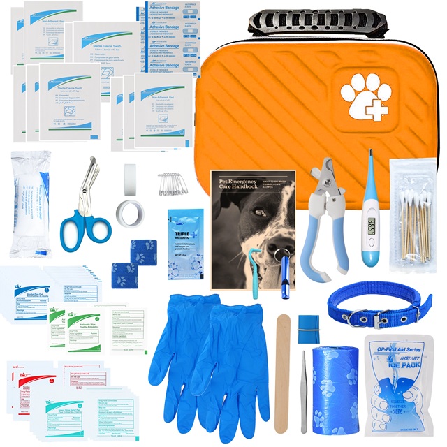 Ori-Power Portable Pet First Aid Kit for Dogs & Cats Emergency Medical Supplies for Travel & Home