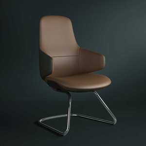 Luxus Home Office Möbel Empfang Tagungsraum Leder Büro Besuchers tuhl - Product Image 1