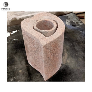 Superbe Qualité Funeraire <span class=keywords><strong>Granit</strong></span> Vases à Fleurs <span class=keywords><strong>Pot</strong></span> <span class=keywords><strong>Pour</strong></span> <span class=keywords><strong>Cimetière</strong></span> Tombes Pierre Tombale - Product Image 2