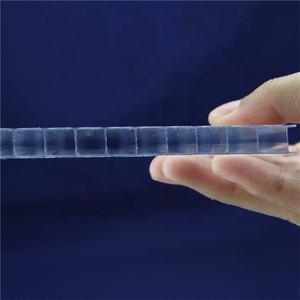 Lámina <span class=keywords><strong>de</strong></span> <span class=keywords><strong>Policarbonato</strong></span> Transparente <span class=keywords><strong>de</strong></span> Doble Pared Azul <span class=keywords><strong>de</strong></span> 10 <span class=keywords><strong>mm</strong></span> y 12 <span class=keywords><strong>mm</strong></span> con 10 Años <span class=keywords><strong>de</strong></span> Garantía - Product Image 2