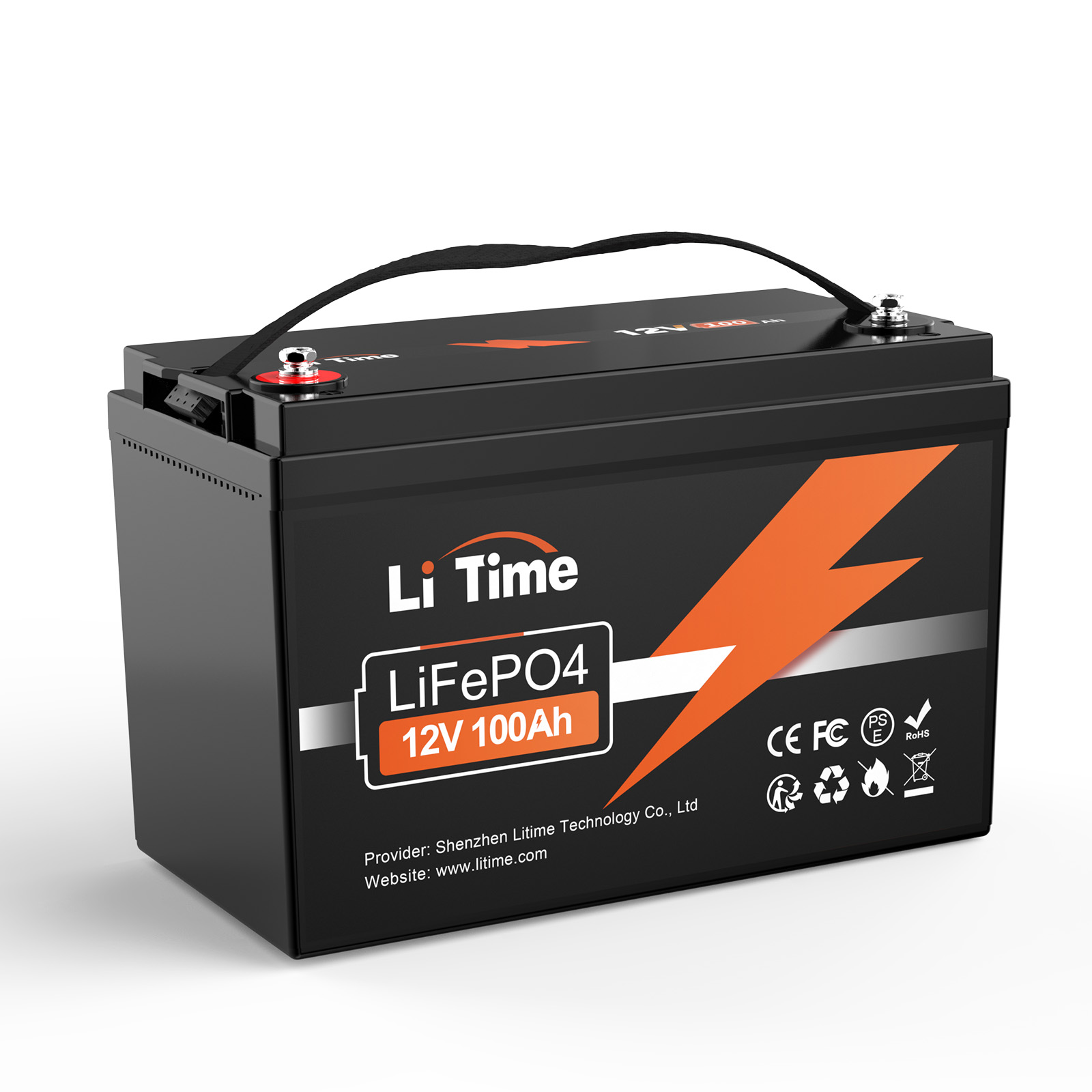 Лидер продаж, литиевая батарея LiFePO4 с высокой плотностью энергии 12 В, 100 А/ч