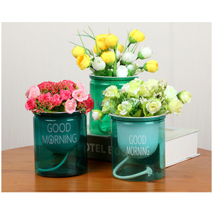 Plastic Self Watering Vertical Pot Planter Pots Garden Wall Flower With Printing Flowerpots Home Plant Hanging For Flowerpot