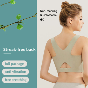 OEM/ODM gilet 2446 stile grande coppa Top up Sport sottile <span class=keywords><strong>senza</strong></span> <span class=keywords><strong>ferretto</strong></span> Plus Size biancheria intima estiva <span class=keywords><strong>senza</strong></span> cuciture reggiseno mastectomia donna - Product Image 3