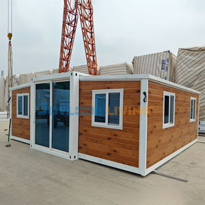 Maison préfabriquée extensible en conteneur de 20 pieds et 40 pieds, villa de luxe préfabriquée, maison mobile portable à 2 chambres, normes locales - Product Image 4