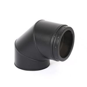 Chimenea de <span class=keywords><strong>doble</strong></span> <span class=keywords><strong>pared</strong></span> giratoria, tubería negra para quemador de madera, chimeneas - Product Image 3