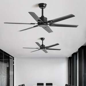 Home Cooling Decken ventilator mit Fernbedienung AC Motor Edelstahl klinge für die Inneneinrichtung - Product Image 3