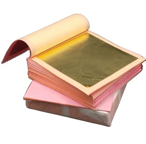 Lámina <span class=keywords><strong>de</strong></span> Oro Real <span class=keywords><strong>de</strong></span> 24K, <span class=keywords><strong>Papel</strong></span> Rojo Comestible, Lámina Metálica para Decoración <span class=keywords><strong>de</strong></span> Pasteles, Estatuas, <span class=keywords><strong>Esculturas</strong></span>, Revestimiento, Mascarillas Faciales, Suero - <span class=keywords><strong>Hojas</strong></span> <span class=keywords><strong>de</strong></span> Oro Puro - Product Image 2