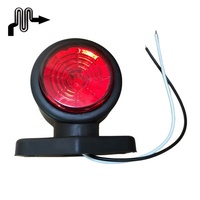 12V 24V rouge blanc 2 led feu de position de clignotant pour semi-camion remorque camion pick-up
