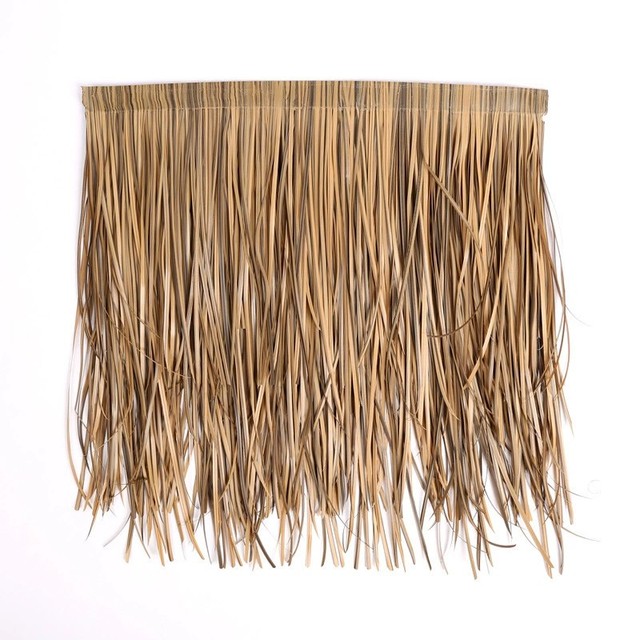 Easy Install Nature Look Fluffy Artificial Thatch Synthetic Thatch Palm Roof