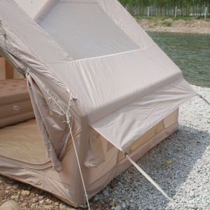 Carpa Inflable Plana de Una Puerta con Gran Ventana Panorámica para Acampar al Aire Libre en la Orilla del Río o en la <span class=keywords><strong>Montaña</strong></span>, para 3-4 Personas, de Apertura Automática Rápida para las Cuatro Estaciones - Product Image 4