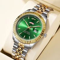 Reloj de pulsera de acero inoxidable para hombre, con logotipo personalizado, de lujo, al por mayor, fabricado por un fabricante, reloj de cuarzo personalizado