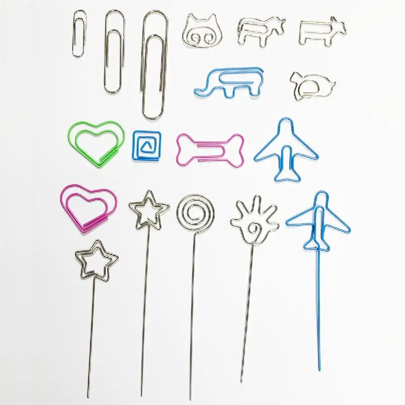 Бесплатный образец, низкий минимальный заказ, индивидуальная форма, разные цвета, фотобумага, зажим для записей