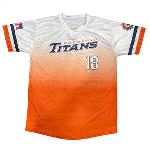 Custom Football Soccer Sports Jersey Two Tone Design Customize Color Name Number Logo Embroidery Sublimation Team <b>Shirt</b> Baseball - Product Image 1