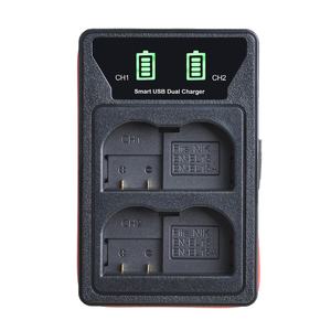 EN-EL15 ENEL15 EN-EL15C ENEL15C LED USB double chargeur pour <span class=keywords><strong>Nikon</strong></span> <span class=keywords><strong>D500</strong></span> D600 D610 <span class=keywords><strong>D750</strong></span> D7000 D7100 D7200 D800 D800E D810 - Product Image 1
