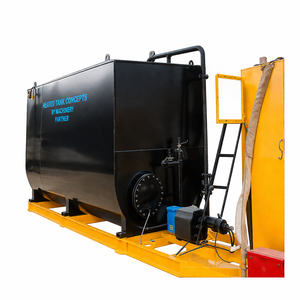 ถังเก็บบิทูเมนแบบมีระบบทำความร้อน ระบบทำความร้อนแอสฟัลต์อุตสาหกรรม อุปกรณ์ถังน้ำมันเชื้อเพลิงสำหรับงานก่อสร้างถนน - Product Image 1