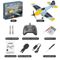 Nuevo Avión de Control Remoto de 2.4GHZ, BF 109 EPP, Avión de Combate Rc, Juguetes de Espuma, Avión de Combate Rc RTF, Planeador Volador, Modelo de Avión de Juguete