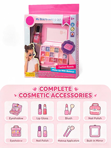 <span class=keywords><strong>Kit</strong></span> <span class=keywords><strong>de</strong></span> <span class=keywords><strong>Maquillaje</strong></span> <span class=keywords><strong>para</strong></span> <span class=keywords><strong>Niñas</strong></span>, Ecológico, a Base <span class=keywords><strong>de</strong></span> Hierbas, Lavable, No Tóxico, Set <span class=keywords><strong>de</strong></span> Belleza, Juguete Cosmético <span class=keywords><strong>de</strong></span> Imitación, Regalo - Product Image 2