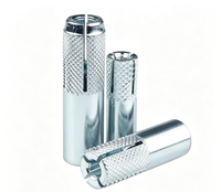 Cheville d'expansion en acier M6 M8 M10 M12, haute qualité, zinc bleu, cheville murale, OEM, grade 4.8