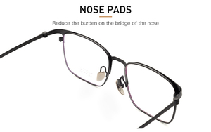 Cổ Điển Tối Giản Vuông Unisex Kinh Doanh Bán Titan Kính Khung Cho Kim Cương Mặt Có Thể Gập Lại Trọng Lượng Nhẹ Tùy Chỉnh Thiết Kế Logo - Product Image 6