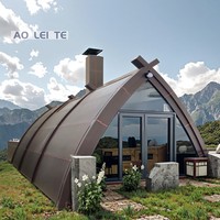 Maisons triangulaires préfabriquées portables et durables à des fins anti-corrosion pour la vie en plein air et le camping