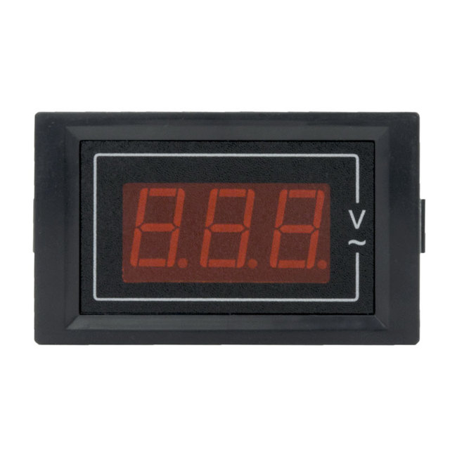 FATO D85 Digital Voltmeter 2-wire LCD Digital Panel Meter Display AC Tester 80-500V for Industrial Use