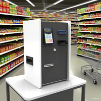 Coin Bill Acceptor Kiosk Distributeur de recycleur d'argent liquide Kiosque de machine de changement avec kiosque de paiement