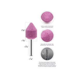 <b>Pink</b> Cylinder Sanding Sponge Drum For <b>Drill</b> Rotary Tools 1/4 Inch Mandrel Abrasive Tool Set - Product Image 3