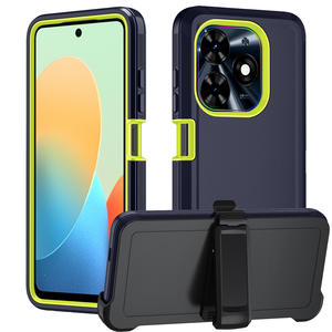 3 EN 1 Clip de ceinture béquille coque de téléphone portable antichoc Defender Phone Case pour <span class=keywords><strong>Redmi</strong></span> Note 11 4g - Product Image 1