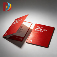 Dossiers de présentation personnalisés en provenance d'usine chinoise, produits de classement, organiseur de documents A5 à deux poches, dossier avec logo personnalisé