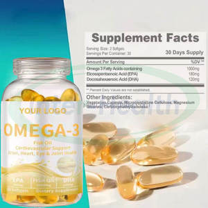 Capsules d'<span class=keywords><strong>huile</strong></span> <span class=keywords><strong>de</strong></span> poisson oméga <span class=keywords><strong>3</strong></span>, 500 mg 1000 mg EPA DHA, complément nutritionnel quotidien végétalien pour adultes - Product Image 3
