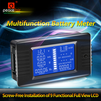 PZEM015 coulomètre de batterie coulomb mètre testeur de capacité de batterie 200V 100A2m USB moniteur de batterie au Lithium Test Peacefair