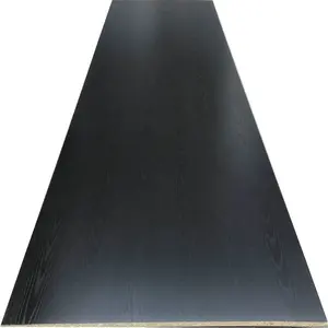 1220*2440mm Chipboard चादरें चीन से टुकड़े टुकड़े में काले ऐश Melamine कण बोर्ड कीमत निर्माता