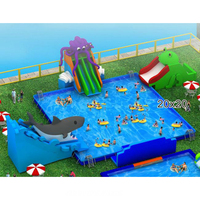 Parc aquatique gonflable géant avec piscine intex, pour enfants et adultes, de fabrication chinoise,
