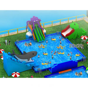 <span class=keywords><strong>Parc</strong></span> <span class=keywords><strong>aquatique</strong></span> gonflable géant avec piscine <span class=keywords><strong>intex</strong></span>, pour enfants et adultes, de fabrication chinoise, - Product Image 2