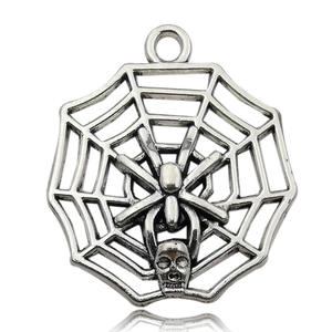 DIY Retro Aleación de Zinc Halloween colgante accesorios araña murciélago esqueleto mano COLLAR COLGANTE colgante - Product Image 6