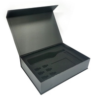 Kunden spezifisches Design Luxus tragbares Geschenk Champagner Alkohol Whisky Geschenk boxen Verpackung Schnaps gläser Rotwein Magnetische Geschenk papier box
