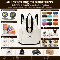Sac de sport léger en tissu Oxford avec cordon de serrage, sac à dos de fitness pour femmes avec compartiment séparé pour chaussures (humide/sec), idéal pour les voyages et la natation