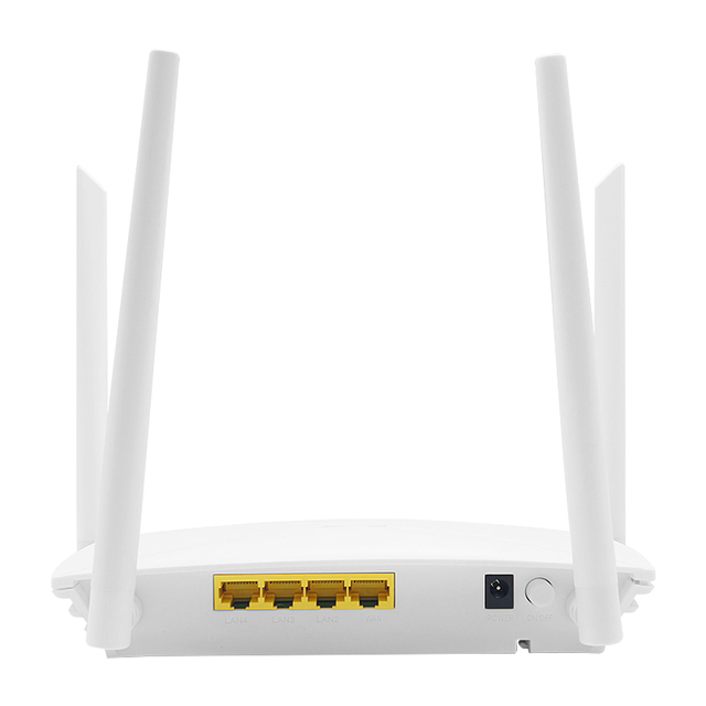 ZC-R530 ONU 2antenna Gepon 1GE WAN+3GE LAN+AC1200 WiFi 5 FTTH Fiber Optical Equipment Dual Band Zikun