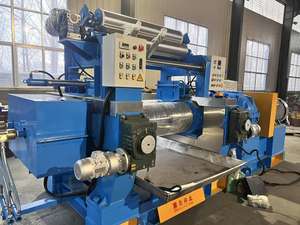 В наличии: 16-дюймовый двухвалковый резиновый смесительный мельничный станок открытого типа - Product Image 2