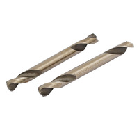 Foret hélicoïdal double à deux cannelures de 42 mm en acier inoxydable de haute qualité et acier rapide, à queue droite