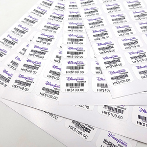 Cartellino del prezzo elettronico personalizzato etichetta con codice a barre bianca imballaggio prodotti per la stampa cartellino del prezzo adesivo in vinile - Product Image 6