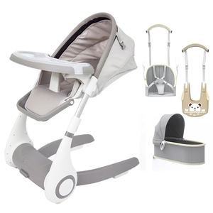 Pur origin multifunktion ale 4 in 1 faltbare Baby Fütterung stuhl Kinder stühle mit Baby Türsteher und Rocker Kinder Schaukel stuhl - Product Image 5
