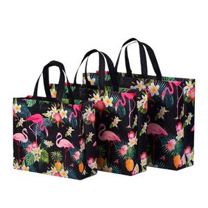 Sac fourre-tout réutilisable personnalisé imprimé, robuste et écologique, en non-tissé laminé RPET, pour le shopping – Vente en gros - Product Image 4