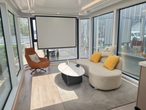 Prefab di động viên nang phòng khách sạn biệt thự nhỏ không gian hiện đại viên nang container nhà tiền chế nhà với đồ nội thất nhà bếp - Product Image 3