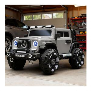 Auto Eléctrico para Niños de 2 a 4 Años, Motor Dual 390, Lámpara LED Halo, Batería de 12V7Ah, Asiento Espacioso y Resistente de Plástico, Movimiento Suave - Product Image 1