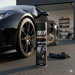 Premium <strong>Tire</strong> Shine Spray 500ml - Deep Gloss <strong>Tire</strong> <strong>Dressing</strong> with UV Guard, Long-Lasting Wet Look Finish, Non-Sling Formula - Product Image 1