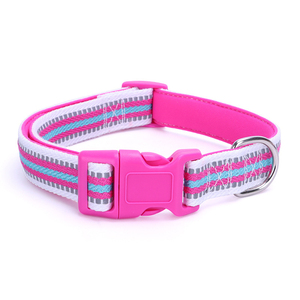 <span class=keywords><strong>Collar</strong></span> para Perro Personalizado al por Mayor, Hebilla Mediana y Pequeña, Lujoso, de Lona Suave con Forro de Neopreno, Reflectante, para Perros - Product Image 4