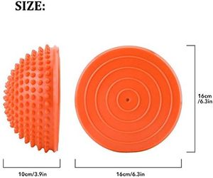 Cân bằng mụn Pilates bóng nửa gai nhọn thể dục mái vòm cho trẻ em người lớn thể thao massage chân ổn định đào tạo cơ bắp cân bằng - Product Image 4