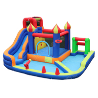 Lilytoys prêt à expédier videur gonflable en nylon château de jardin pour enfants